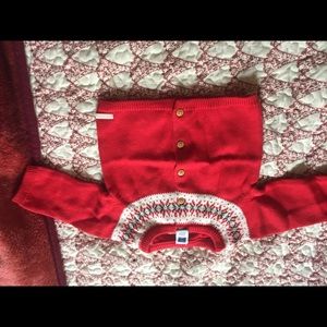 Janie and jack red sweater